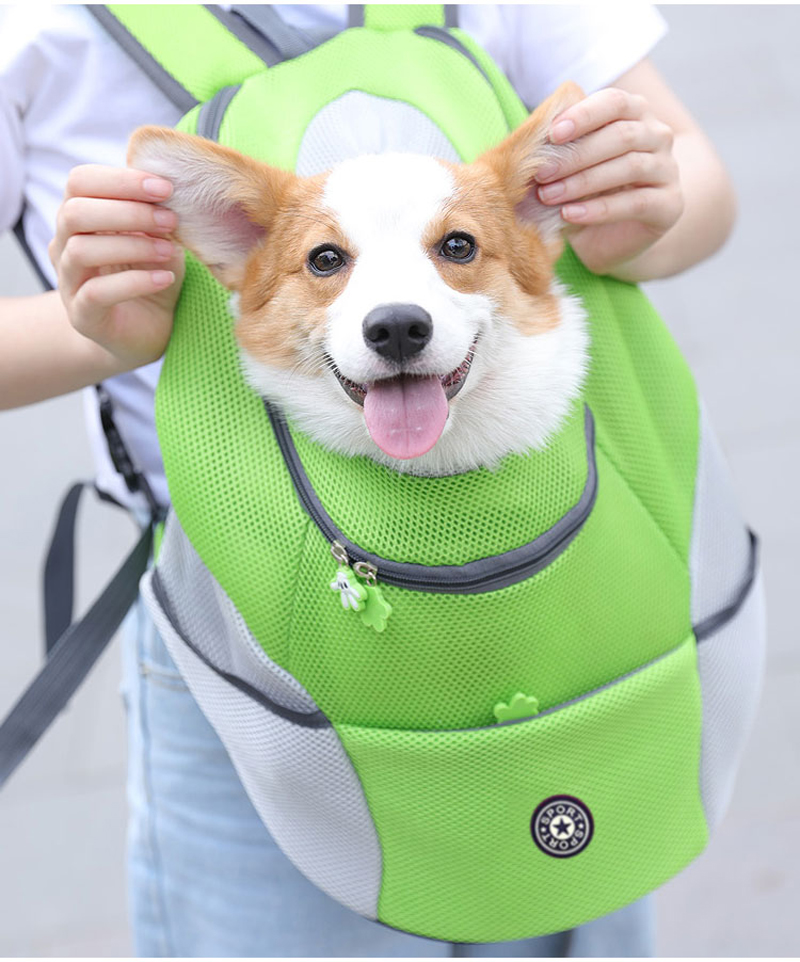 Pet Dog Carrier Bag Carrier For Dogs Backpack Out Double Shoulder Portable Travel Backpack Outdoor Dog Carrier Bag Travel Set