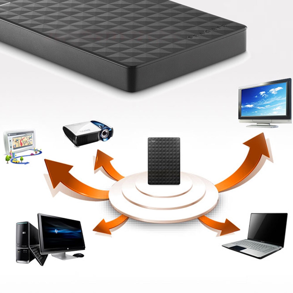 Seagate Expansion HDD Drive Disk 500GB 1TB 2TB 4TB USB3.0 External HDD 2.5" Portable External Hard Disk