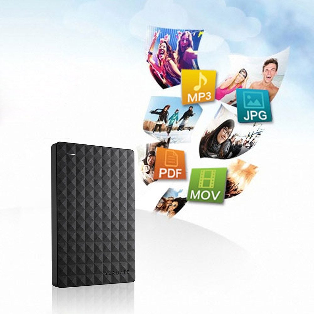 Seagate Expansion HDD Drive Disk 500GB 1TB 2TB 4TB USB3.0 External HDD 2.5" Portable External Hard Disk