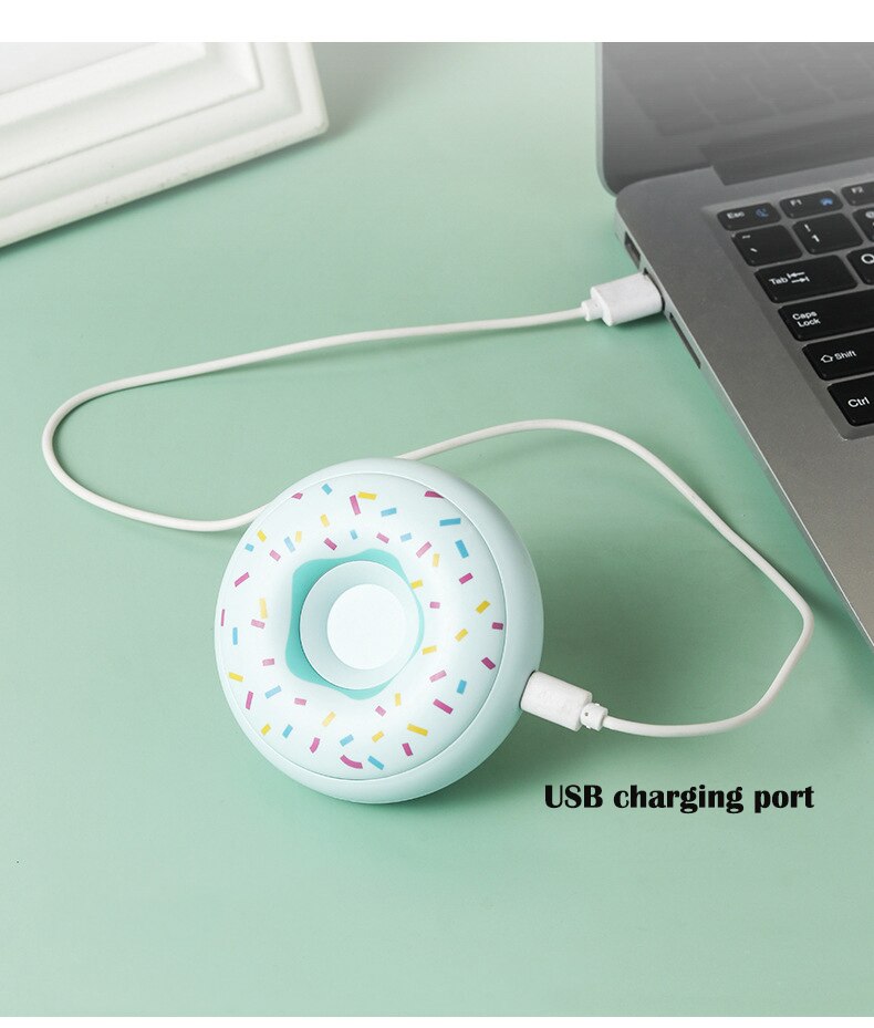 Donuts Hand Warmer Warm Supplies USB Charging Explosion-proof Portable and Warming Baby Cute Gifts Three-speed adjustment