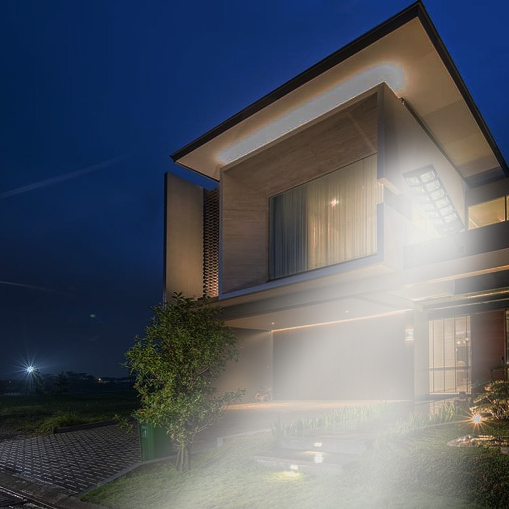 20000mAh Solar Led Light Outdoor 999LED Solar Lamp Waterproof Garden Light Remote Control Solar Street Lamp 1000W 20000W Battery