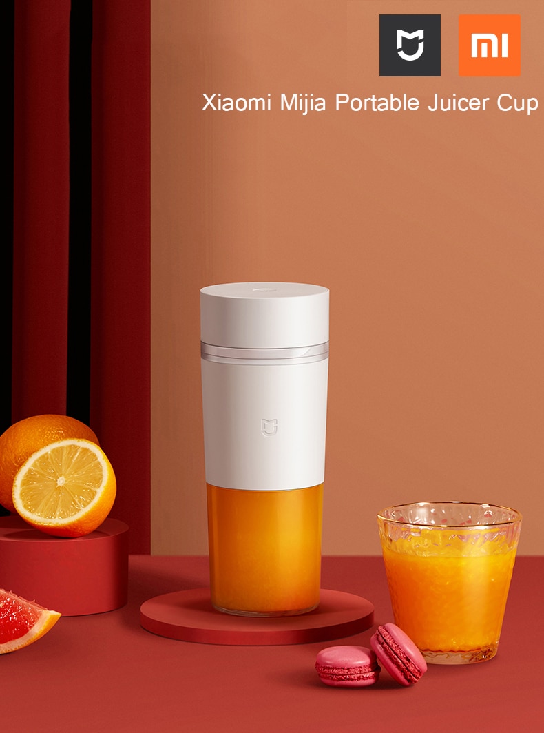 2022 Original XIAOMI MIJIA Portable Juicer USB Mini Electric Stainless Steel Fruit Juicer Extractor Blender Juice Maker Machine