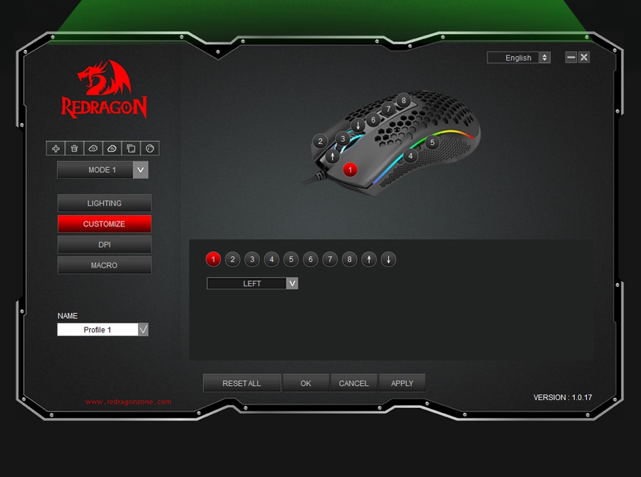 Redragon Storm M808 USB wired RGB Gaming Mouse 12400 DPI programmable game mice backlight ergonomic laptop PC computer