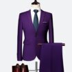 2 button purple