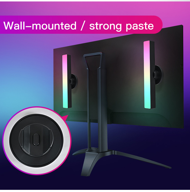 Smart RGB Desktop Atmosphere Night Light Music Rhythm LED Pickup Lights bluetooth App Control Home Living Room Decor Table Lamp