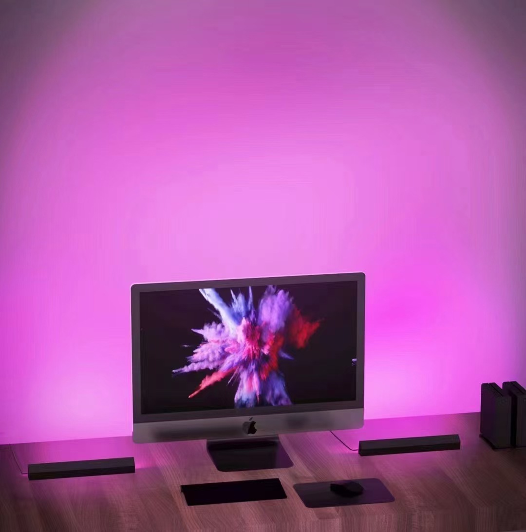 Smart RGB Desktop Atmosphere Night Light Music Rhythm LED Pickup Lights bluetooth App Control Home Living Room Decor Table Lamp