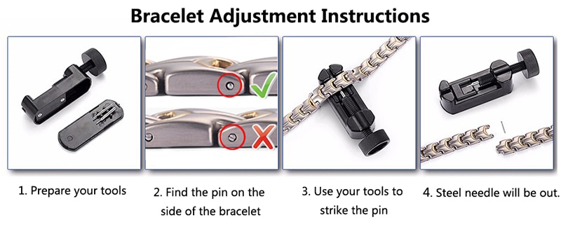 Health Care Magnetic Bracelet Weight Loss Anti-Fatigue Therapy Bracelets for Men Women Arthritis Pain Relief Energy Jewelry Gift
