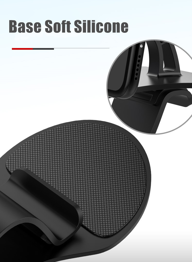 Car Mobile Phone Holder Easy Clip Mount Stand Panel Multi-Functional Universal Dashboard GPS Navigation Bracket Holder