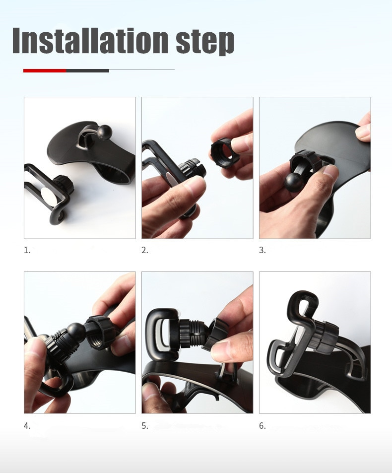 Car Mobile Phone Holder Easy Clip Mount Stand Panel Multi-Functional Universal Dashboard GPS Navigation Bracket Holder