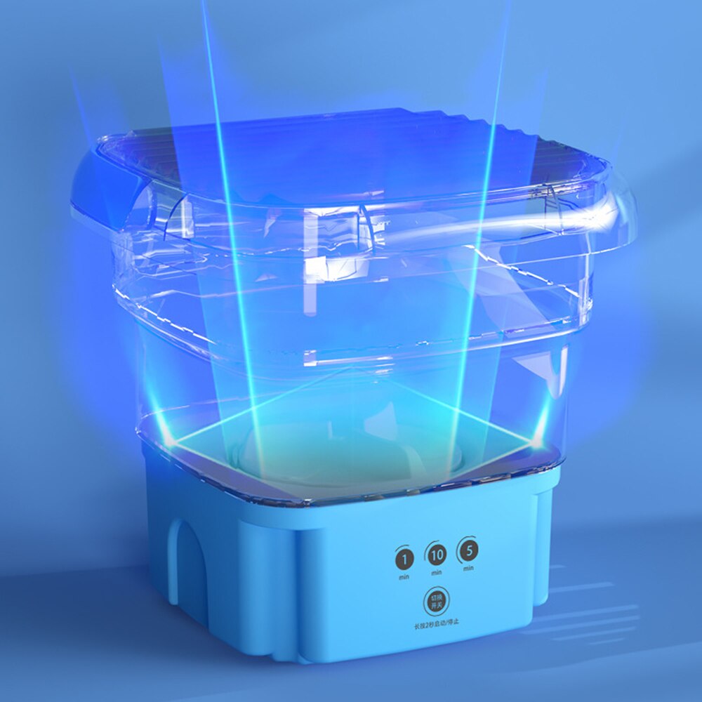 Portable mini folding washing machine household Dormitory Student small single use baby washing machine with Dryer Bucket
