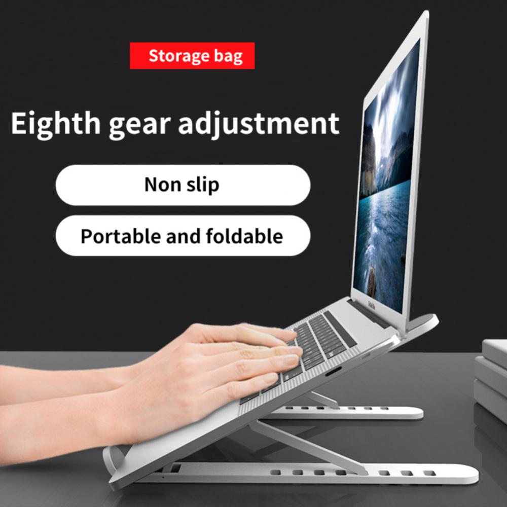 RYRA Adjustable Laptop Stand Holder 8-Gear P1-PRO Protable Aluminum Alloy Desktop Foldable Holder Notebook Rise Bracket
