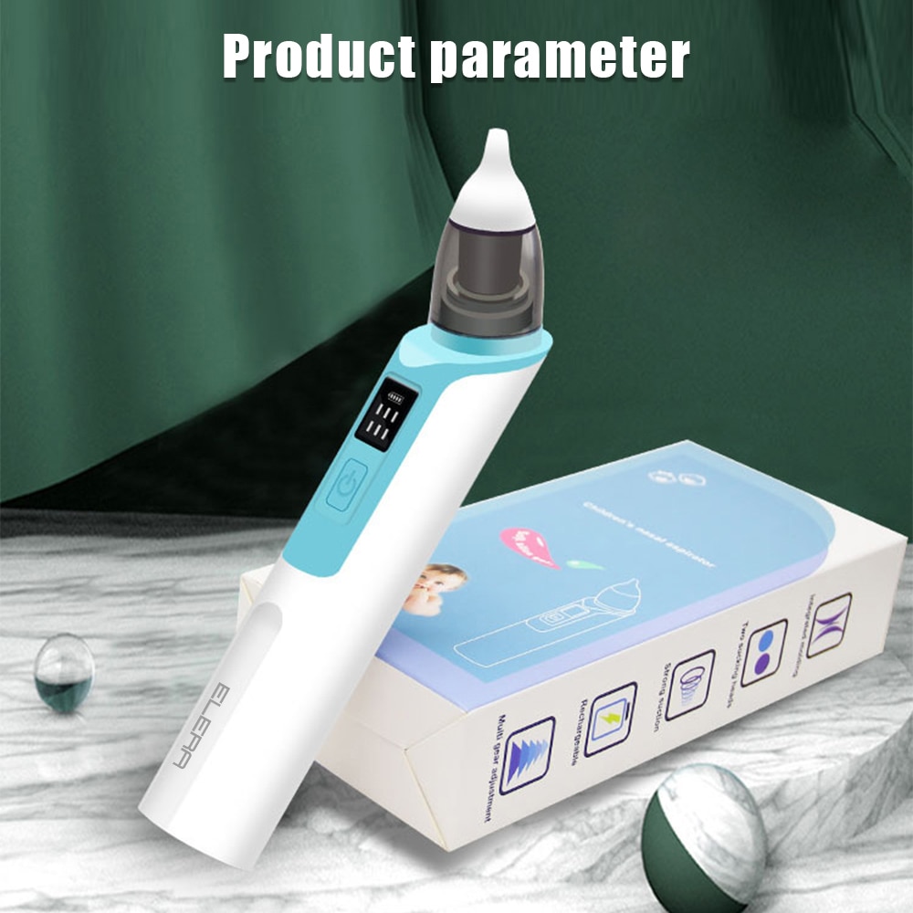 New Rechargeable Baby Nose Cleaner Silicone Adjustable Suction Electric Child Nasal Aspirator Health Safety Convenient Low Noise