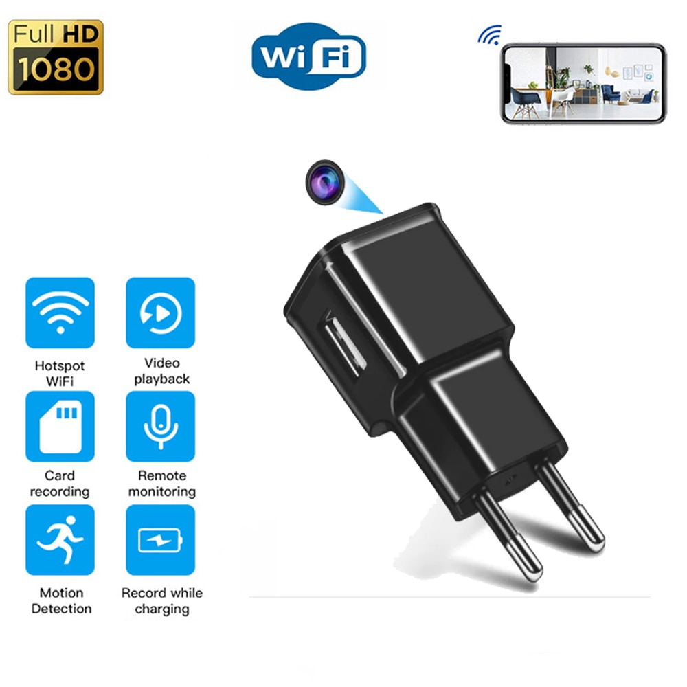 Surveillance Mini camera 1080P Mini Camera Plug wifi USB Action Security Camcorder Video Recorder Wireless Portable Nanny Cam