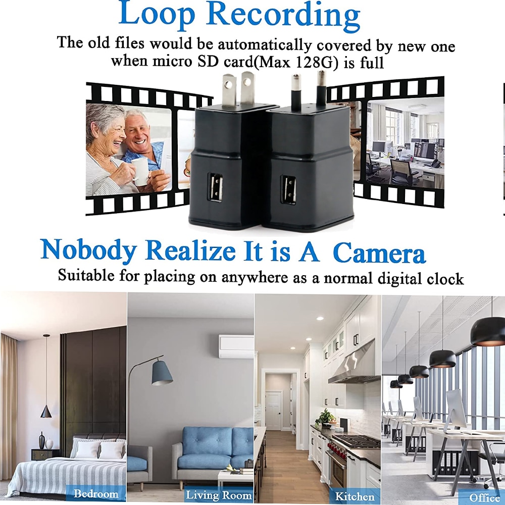 Surveillance Mini camera 1080P Mini Camera Plug wifi USB Action Security Camcorder Video Recorder Wireless Portable Nanny Cam
