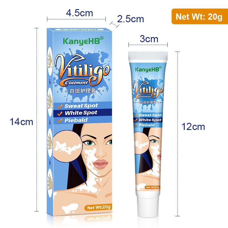 20g Herbal Extract Vitiligo Ointment Remove Ringworm White Spot Removal Skin White Spot Leukoplakia Disease Treatment Cream