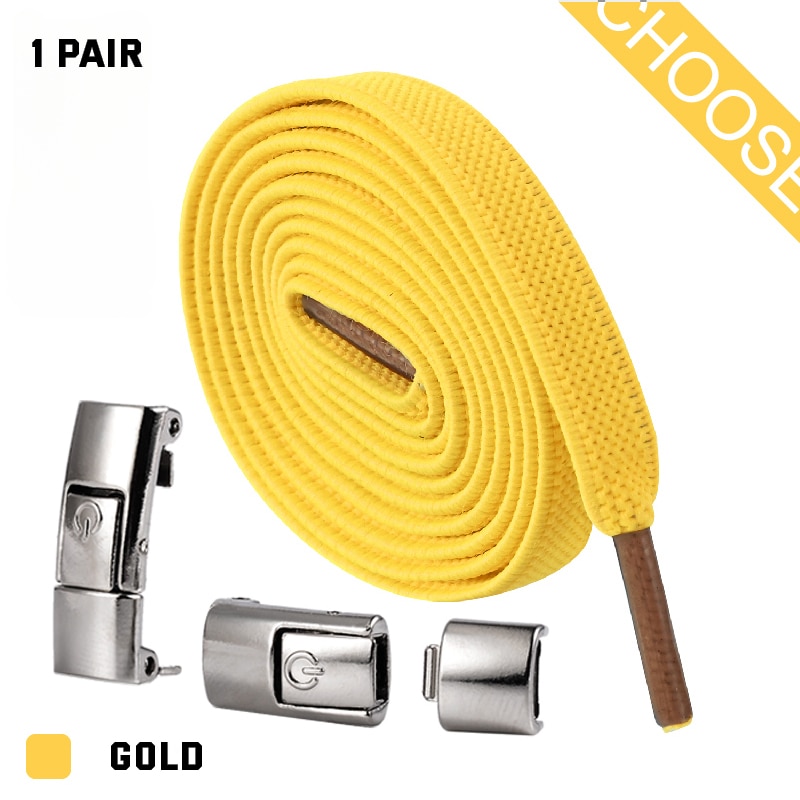 2022 Press Lock Shoelaces without ties Elastic Laces Sneaker 8MM Widened Flat No Tie Shoe laces Kids Adult Shoelace for Shoes