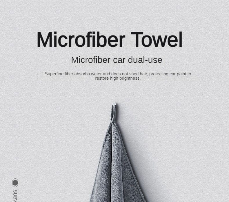 10pcs/5pcs/3pcs High-end Microfiber Auto Wash Towel Car Cleaning Drying Cloth Hemming Car Care Cloth Detailing Car Wash Towel