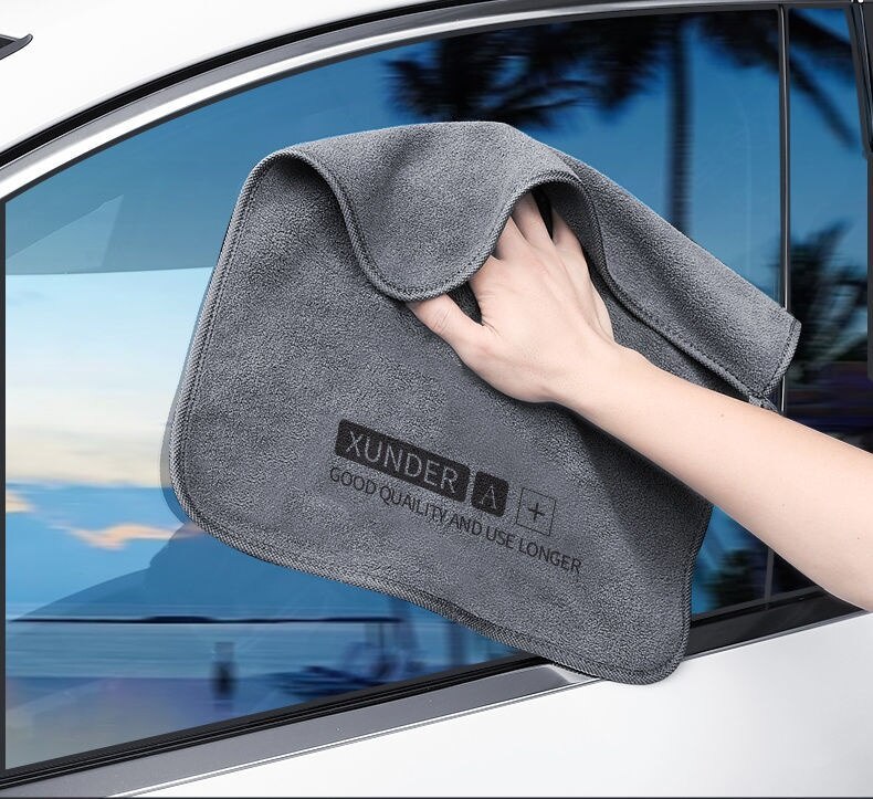 10pcs/5pcs/3pcs High-end Microfiber Auto Wash Towel Car Cleaning Drying Cloth Hemming Car Care Cloth Detailing Car Wash Towel