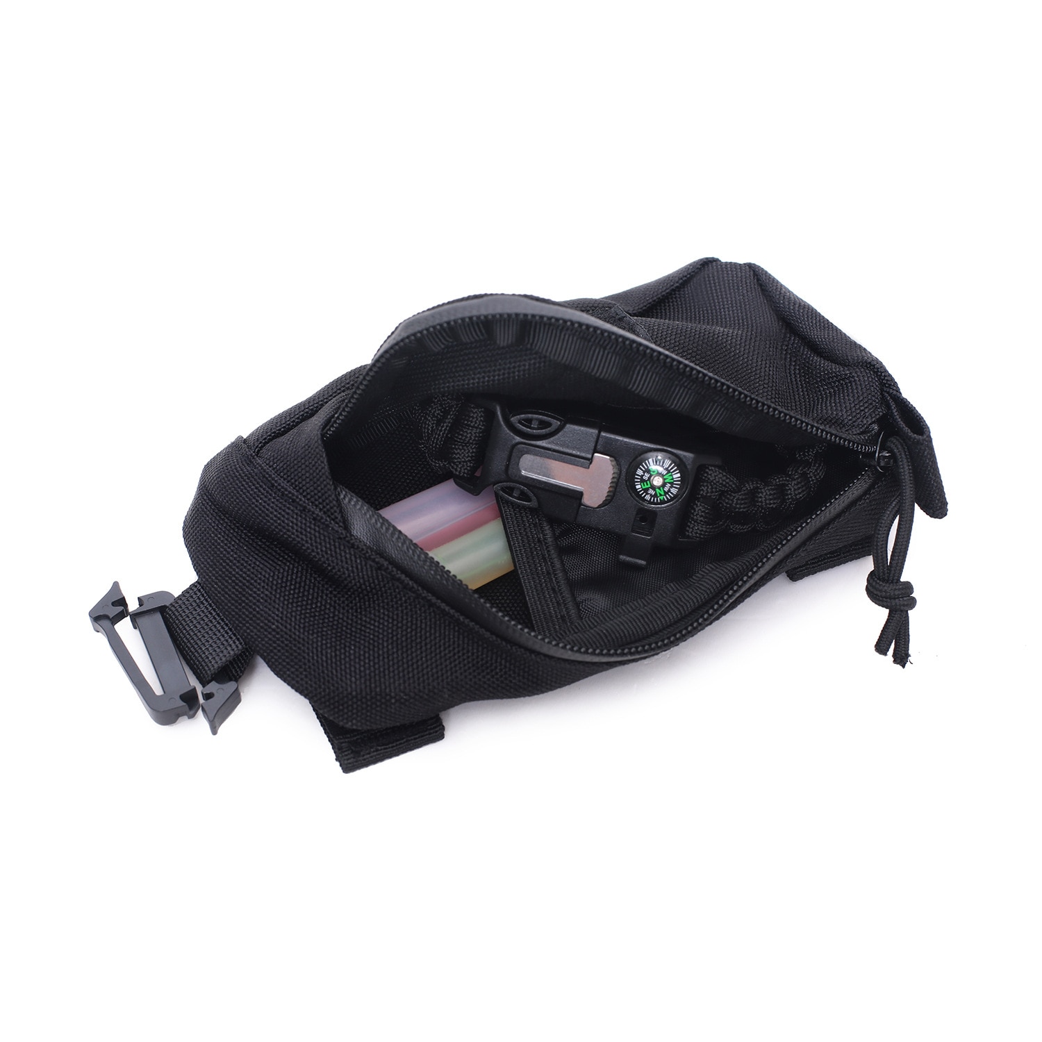 Tactical Molle Pouch Military EDC Tool Bag Phone Pouch Hunting Accessory Bag Shoulder Strap Pack Compact Bag for Outdoor Hiking