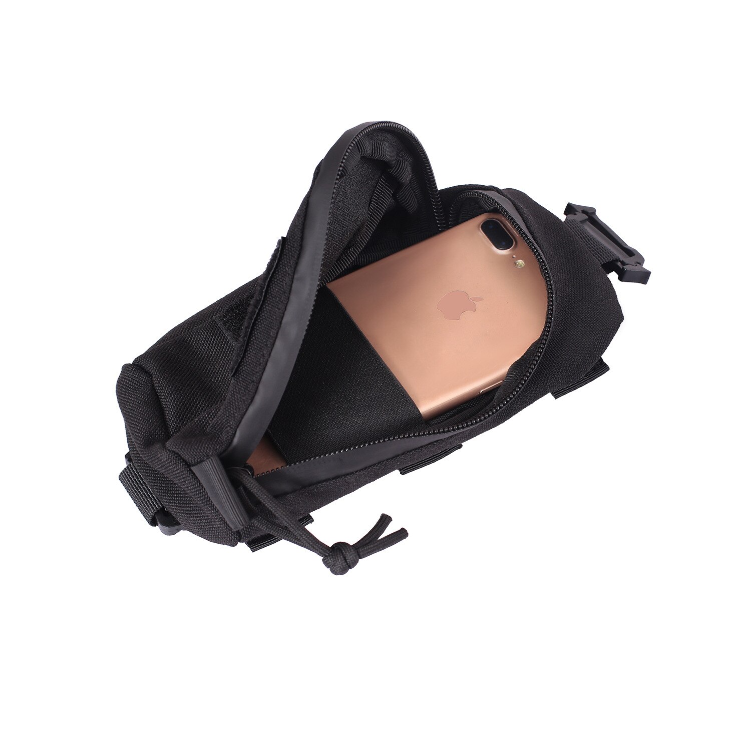 Tactical Molle Pouch Military EDC Tool Bag Phone Pouch Hunting Accessory Bag Shoulder Strap Pack Compact Bag for Outdoor Hiking