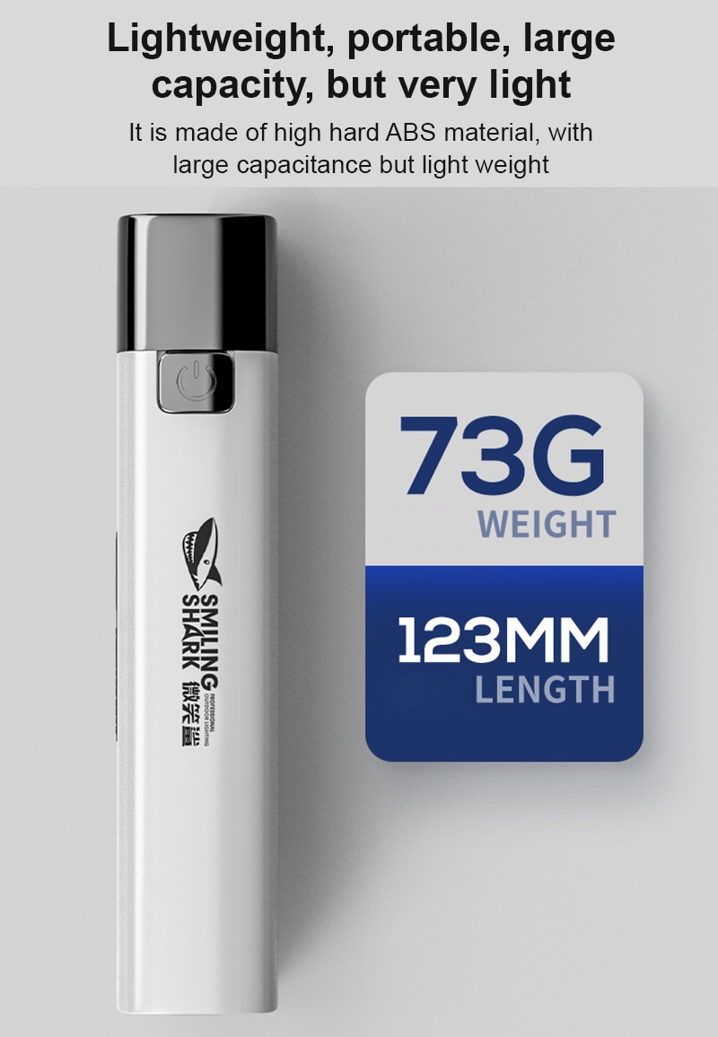 Xiaomi USB Flashlight Power Bank Mobile Phone Rechargeable Lamp Strong Light Torch Search Mini Camping Hiking Fishing Torch