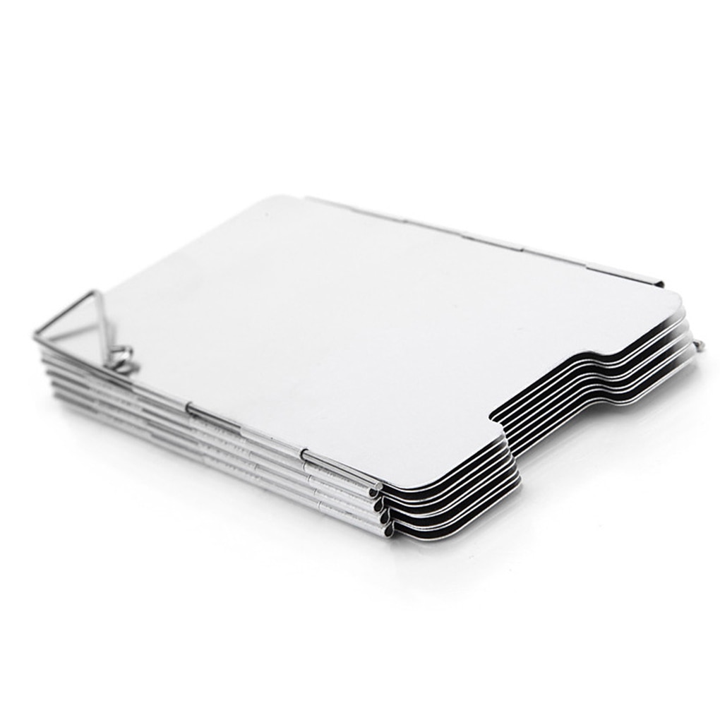 Gas Stove Wind Shield Outdoor Picnic Camping Burner Aluminum Alloy Barbecue Windproof Screen Protective Accessory