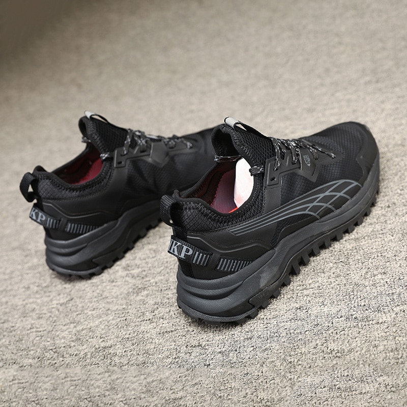 HIKEUP New Men Hiking Shoes Outdoor Sport Wear-Resistant Climbing Shoes Rubber Sole Trekking Sneaker Women Sports
