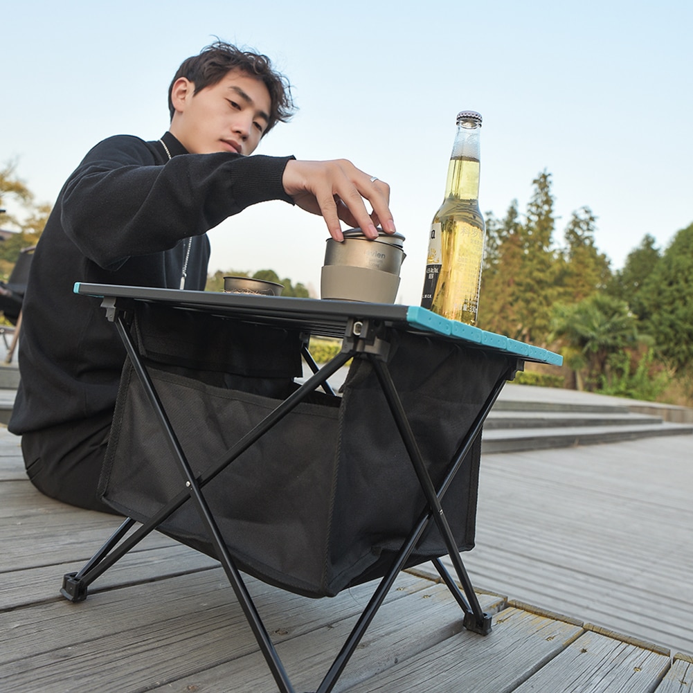 Camping Aluminum Folding Table Accessories Outdoor Stuff Sundry Storage Bag High  for Picnic Camping BBQ Large Space Bag