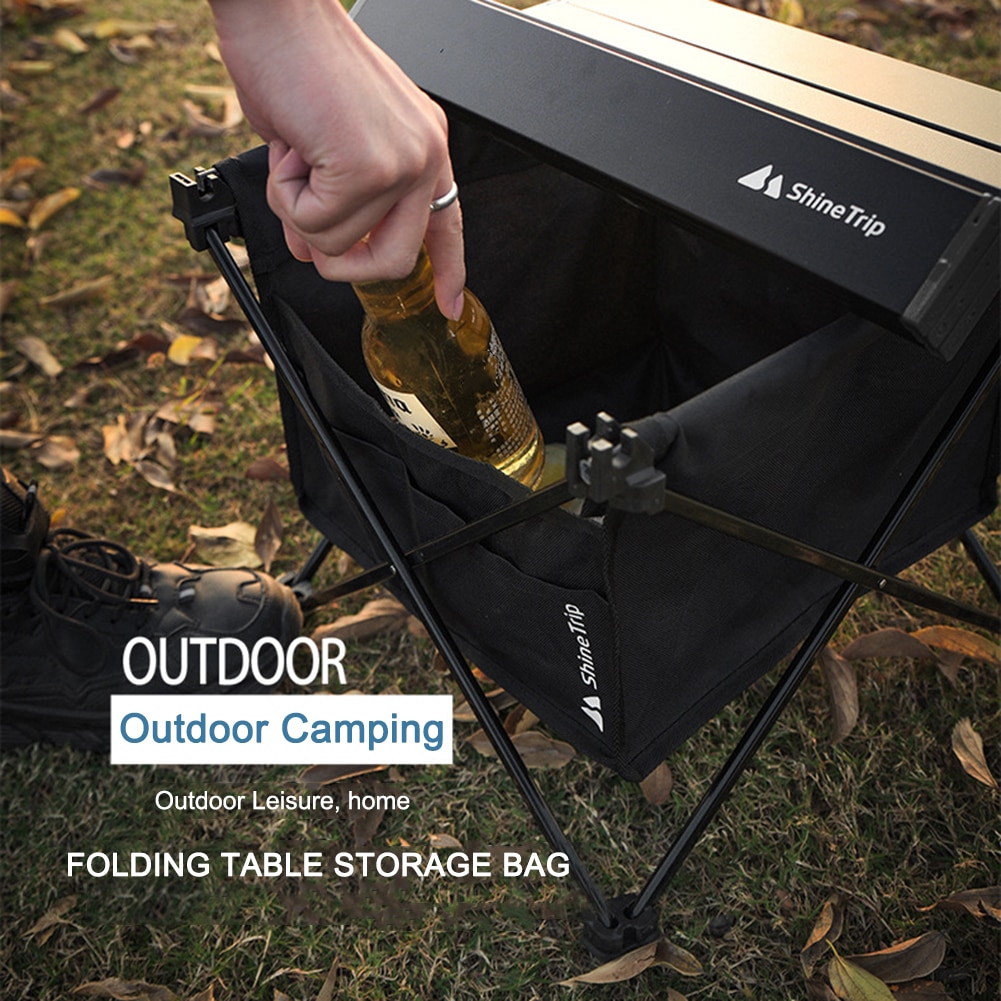 Camping Aluminum Folding Table Accessories Outdoor Stuff Sundry Storage Bag High  for Picnic Camping BBQ Large Space Bag