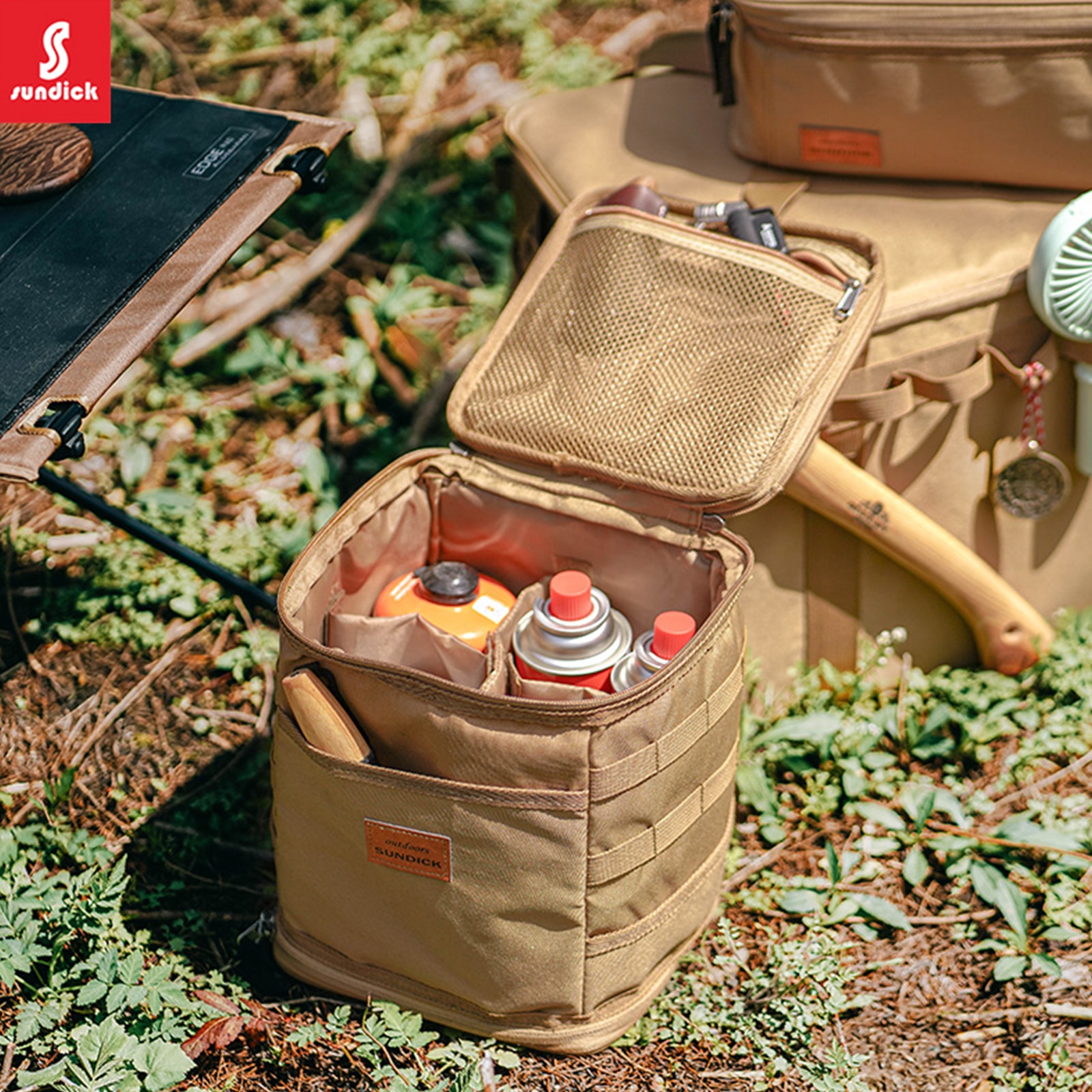 Camping Storage Bag Multiple Purpose Carry Bag Large Capacity Camping Accessories Tool Bag Travel BBQ Organizer Hanging Tote