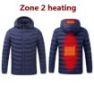 2 Areas heated Blue