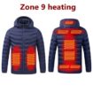 9 Areas heated Blue