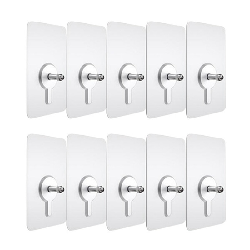 5/10/20 Pcs HIgh Quality Punch-free Screws Strong Self-adhesive Suction Cup Sucker Wall Hooks Hanger for Kitchen Bathroom Tools
