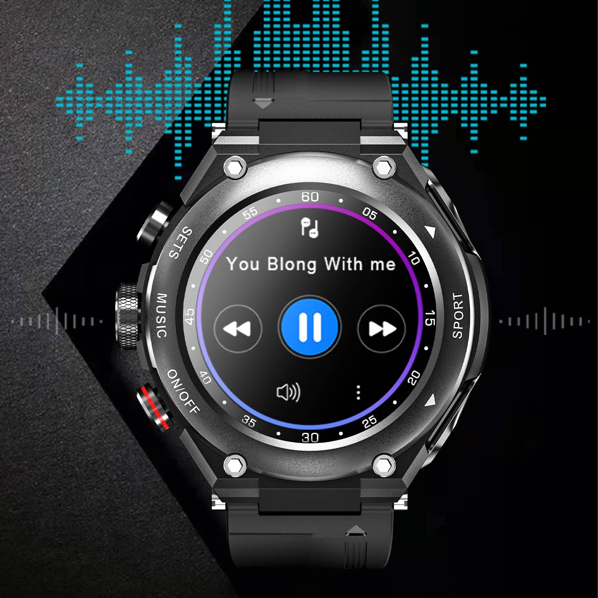 New Smart Watch T92 With Earbuds 3 in 1 Fitness Tracker Call Music Bracelet With Speaker Heart Rate Monitor Sports Smart Watch