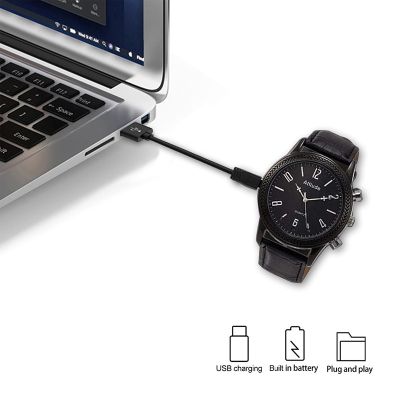 Full HD 1080P Men Wrist Watch Camera Night Vision Video & Audio Loop Recording 3 in1 Wearable Watch Outdoors Micro Camcorders