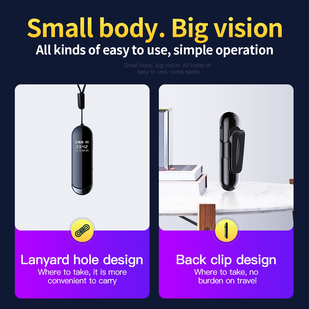 Small 1080P Micro Cam Secret Wearable Mini DV Camera Video Voice Recorder Body Cam Sport Clip Necklace Support Hidden TF Card