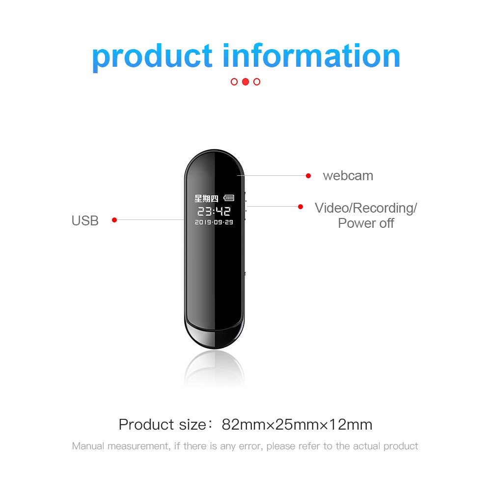 Small 1080P Micro Cam Secret Wearable Mini DV Camera Video Voice Recorder Body Cam Sport Clip Necklace Support Hidden TF Card