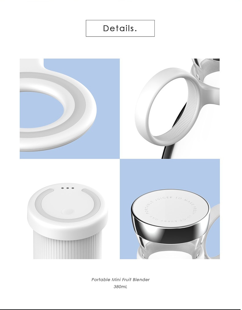 Portable Electric Juicer Blender Usb Mini Fruit Mixers Juicers Fruit Extractors Food Milkshake Multifunction Juice Maker Machine