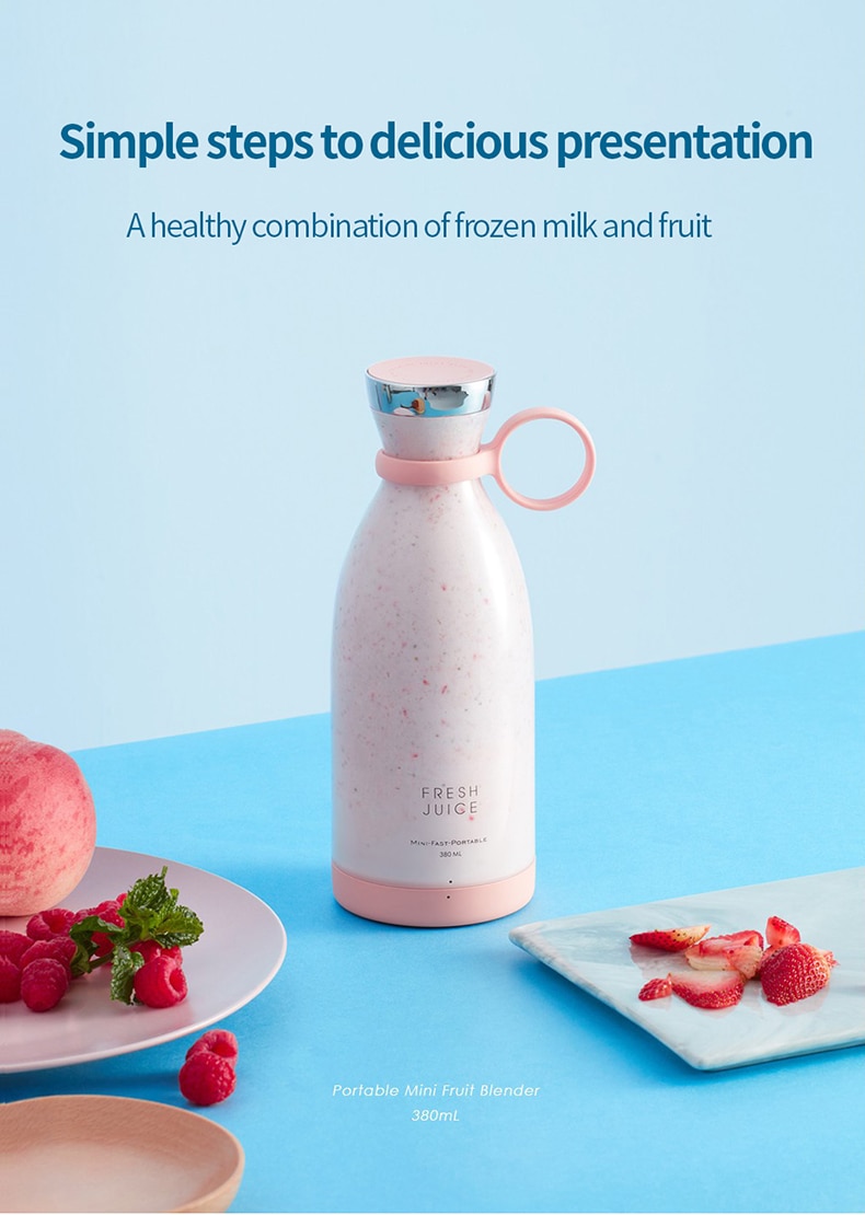 Portable Electric Juicer Blender Usb Mini Fruit Mixers Juicers Fruit Extractors Food Milkshake Multifunction Juice Maker Machine
