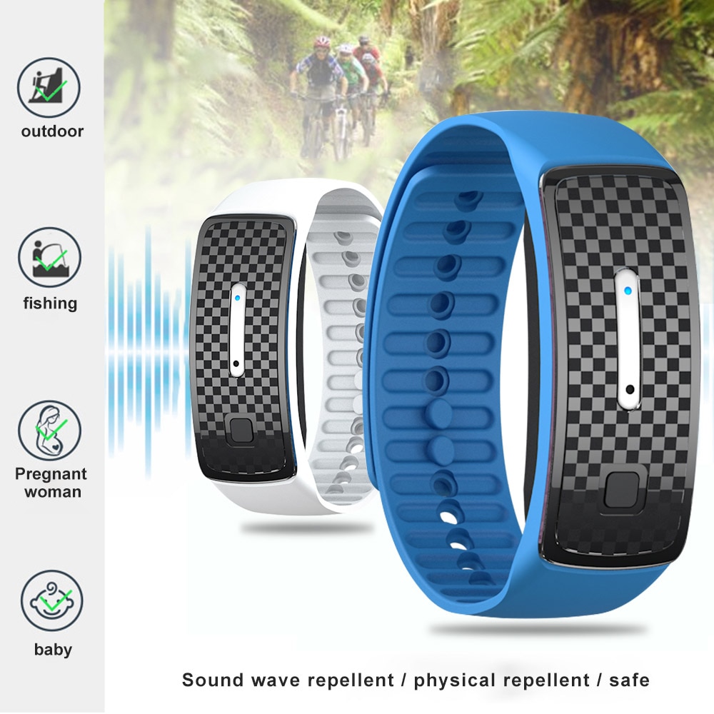 Ultrasound Mosquito Watch Wristband Summer Mosquito Repellent Bracelet Insect Band Children Adult Outdoor Anti-mosquito Artifact