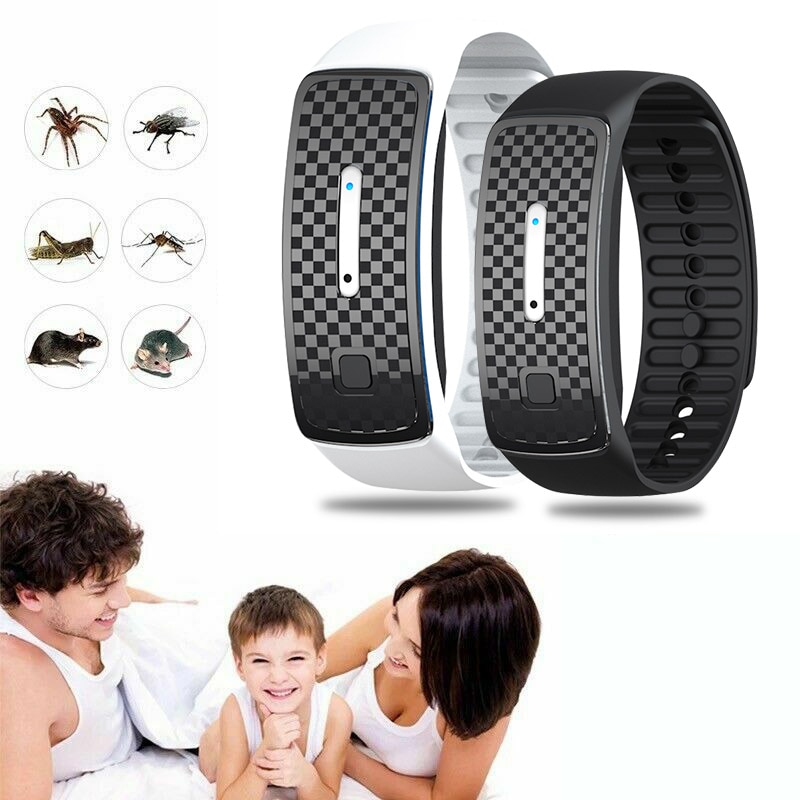 Ultrasound Mosquito Watch Wristband Summer Mosquito Repellent Bracelet Insect Band Children Adult Outdoor Anti-mosquito Artifact