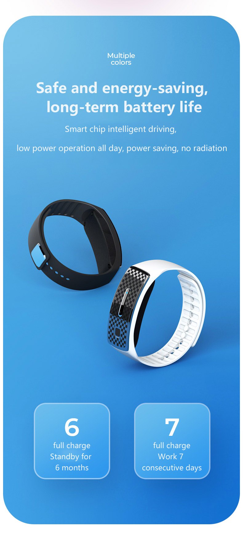 Ultrasound Mosquito Watch Wristband Summer Mosquito Repellent Bracelet Insect Band Children Adult Outdoor Anti-mosquito Artifact