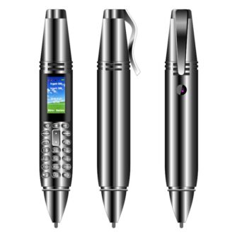 Pen Mini CellPhone 0.96inch Tiny Screen GSM Dual SIM Camera Flashlight Bluetooth Dialer Mobile Phones with Recording Pen