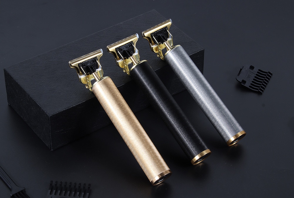 New 2022 Men's Electric Shaver Vintage T9 0mm Hair Cutting Machine Beard Trimmer Hair Clipper For Men Barber Shop Razor Lighter