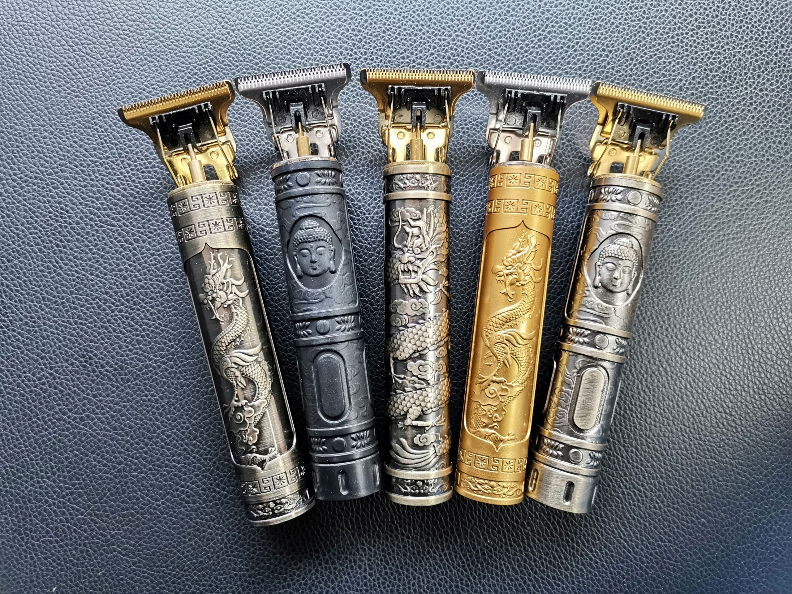 New 2022 Men's Electric Shaver Vintage T9 0mm Hair Cutting Machine Beard Trimmer Hair Clipper For Men Barber Shop Razor Lighter