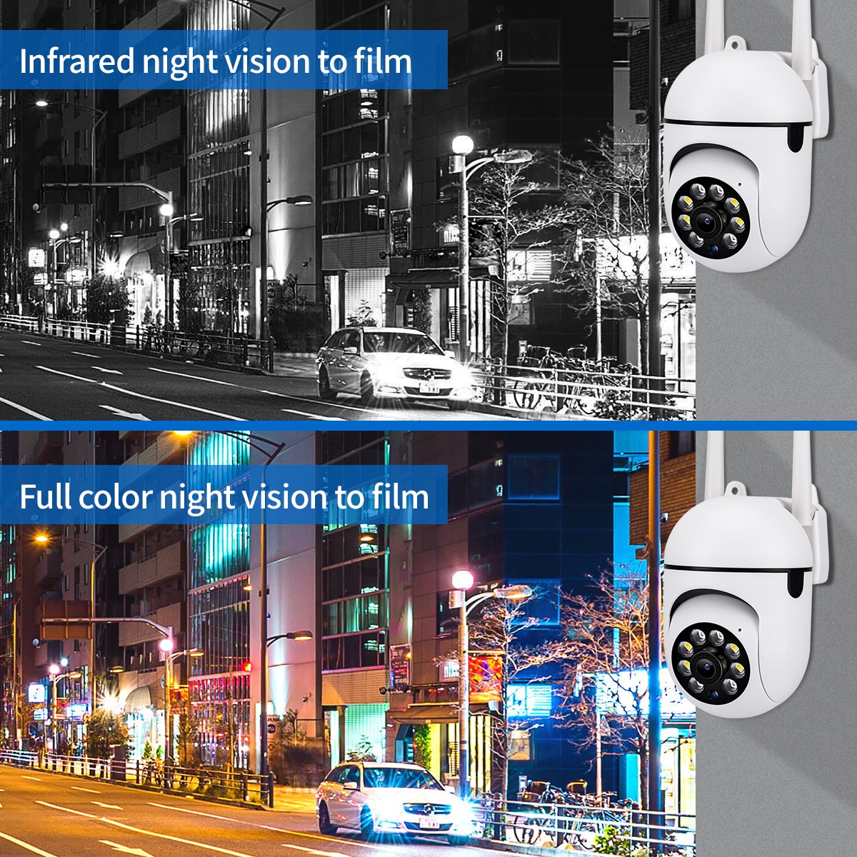 5G PTZ IP Camera HD 1080P WiFi Surveillance Cameras Full Color Night Vision Security Camera Motion Detection Wireless CCTV Cam