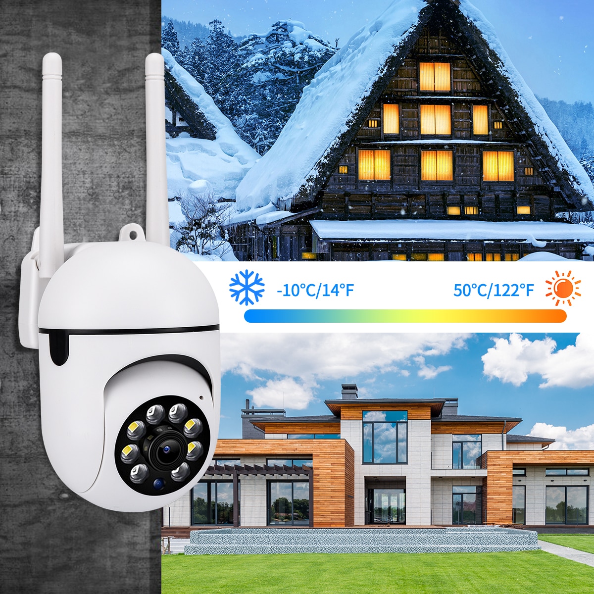 5G PTZ IP Camera HD 1080P WiFi Surveillance Cameras Full Color Night Vision Security Camera Motion Detection Wireless CCTV Cam