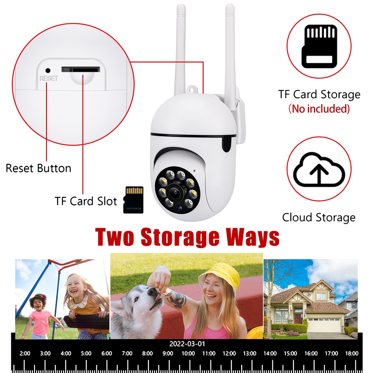 5G PTZ IP Camera HD 1080P WiFi Surveillance Cameras Full Color Night Vision Security Camera Motion Detection Wireless CCTV Cam