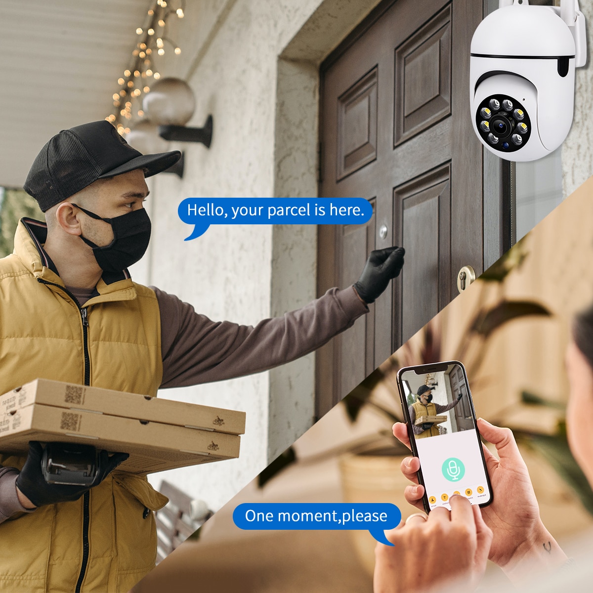 5G PTZ IP Camera HD 1080P WiFi Surveillance Cameras Full Color Night Vision Security Camera Motion Detection Wireless CCTV Cam