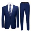 1 button Navy blue